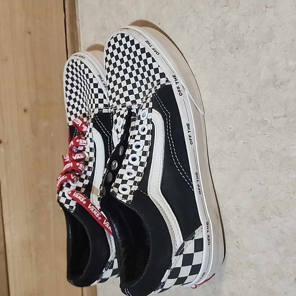 Vans Off The Wall Shoes Size 3.0 Kids - Picture 3 of 8